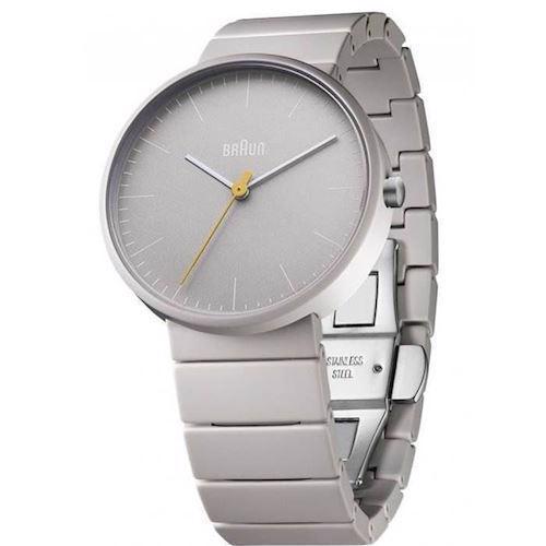 Image of grå keramisk Classic quartz Unisex ur fra Braun